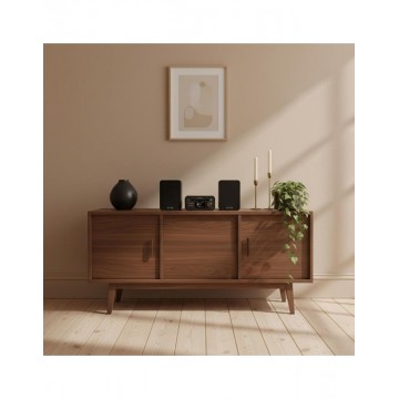 PURE Classic Stereo Mini Ολοκληρωμένο Ηχοσύστημα Bluetooth Μαύρο